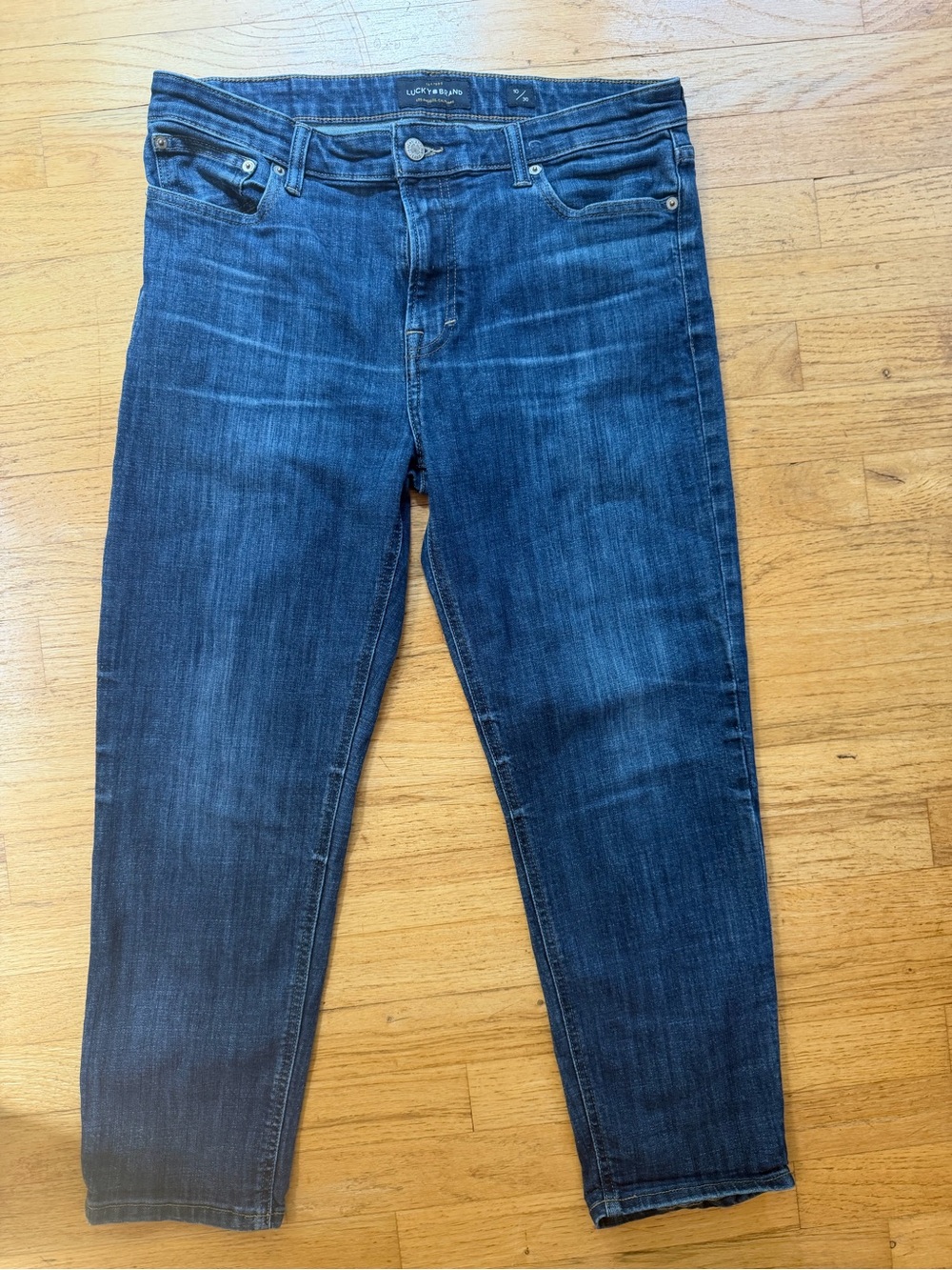 Lucky Brand Women's Boyfriend Jeans in Dark Blue Wash